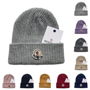 NEW Beanie Hat Mens Ladies Womens Slouch Winter Acrylic Ski Knitted Turn Up ♛— - Picture 1 of 21