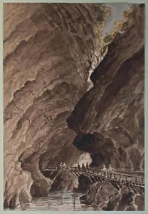 Suiza Taminas St. Gallen desconocido acuarela original siglo 19 2 hojas - Imagen 1 de 8