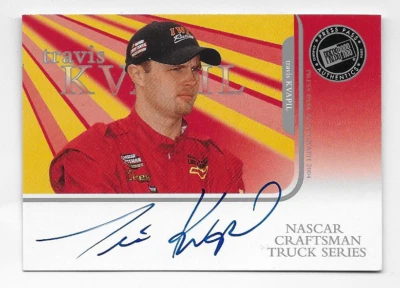 Travis Kvapil NASCAR 2004 Press Pass Authentics auto Autograph  (x) - Image 1 of 2