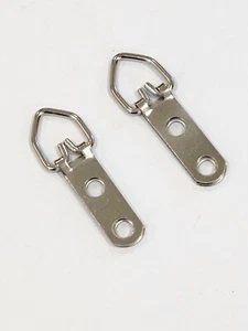 Triangle D-Ring Strap Hanger Picture Frame 100 2-Hole Medium, No Screws - Picture 1 of 3