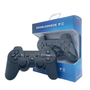 Wireless Bluetooth Controller Black For PlayStation 3 PS3 (Retail Box Included) - Picture 1 of 10