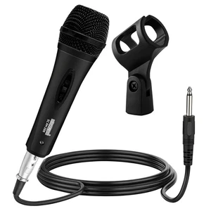 5Core XLR Microphone Dynamic Mic Karaoke Singing Studio Mics Handheld Microfono - Picture 1 of 12