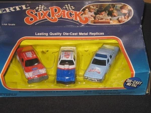 Ertl NASCAR paquete de seis películas Brewster Baker Kenny Rogers juego de 3 autos en caja - Imagen 1 de 5