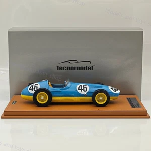 Tecno 1/18 Maserati 250F French GP 4th Place 1954 Prince Bira #46 TM18-187C - Picture 1 of 9