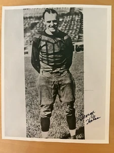 George Halas Autographed Photo JSA COA - NFL Chicago Bears HOF Coach/ Founder - Picture 1 of 5