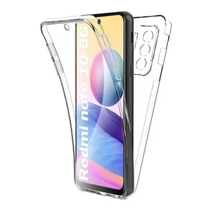 Coque 360 transparente pour Redmi Note 10 5G – TPU souple antichoc - Photo 1 sur 1