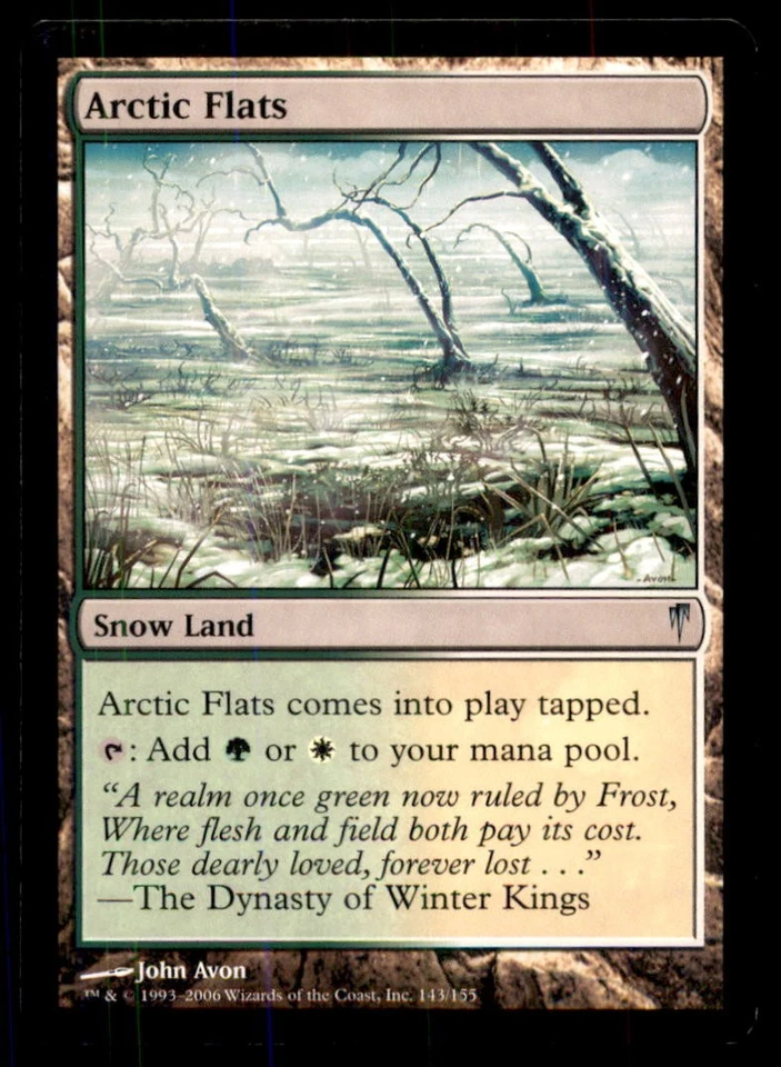 MTG Arctic Flats LP Light Play Coldsnap [3065] - Image 1 of 1
