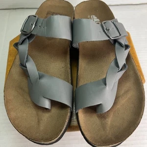Cliffs By White Mountain Sandals Womens 7.5 M Gionna Slip On Flip Flops Grey - Picture 1 of 9