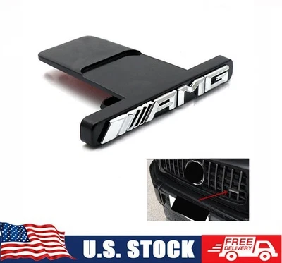 Front Grille Adhesive Badge Radiator Logo For Mercedes Benz GT63 A35 S63 AMG * Foto 1 de 4