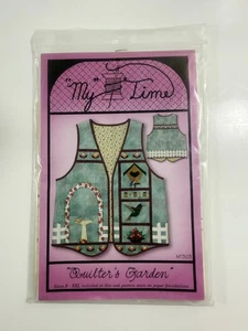 My Time Quilter's Garden Vest Pattern Size S-XXL 1998 - Picture 1 of 3