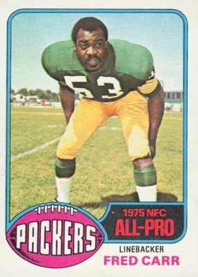 1976 Topps #360 Fred Carr - Image 1 of 2