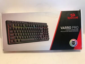 Light up LED, RGB Black gaming keyboard (VARA REDRAGON) - Picture 1 of 4