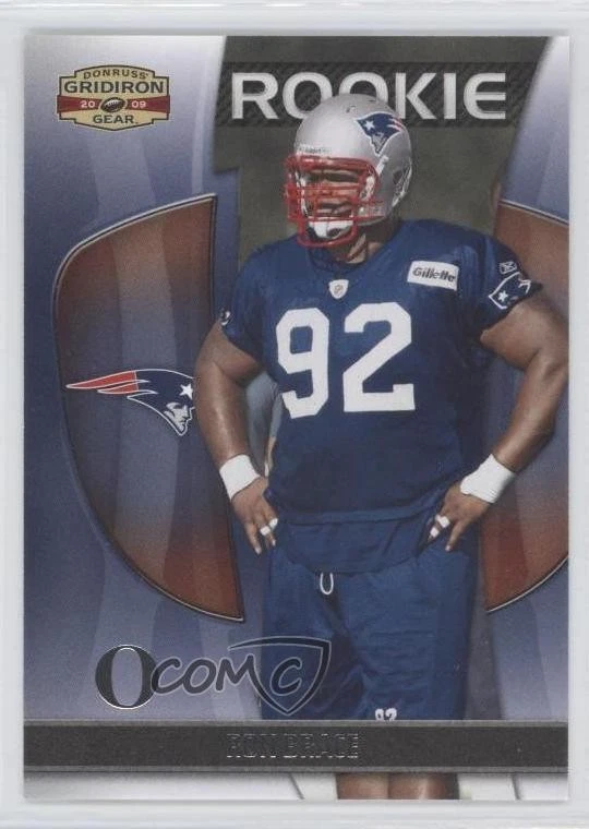 2009 Donruss Gridiron Gear Rookie Silver O's /250 Ron Brace #189 Rookie RC - Image 1 of 2