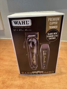 Combo de peluquero inalámbrico Wahl Black Magic Clip cortapelos y recortador detallador 3025397 - Imagen 1 de 3