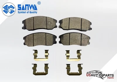 FRONT BRAKE PAD CERAMIC WITH HARDWARE KIT FOR CHEVROLET CAPTIVA SPORT 2007-2015 - Image 1 of 4