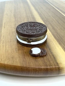 PHB Porcelain Hinged Trinket Box Oreo Cookie - Picture 1 of 7