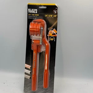 Klein Tools 51006 3-In-1 Tubing Bender 1/4 5/16 3/8 Orange 180 Degree Bends - Picture 1 of 6