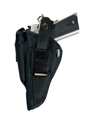 Gun Holster fits Browning Hi Power 9mm or .40 S&W OWB Pro-Tech Outdoors Nylon - Image 1 of 4