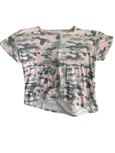Pre Owned Women's Secret Treasures Camouflage T Shirt Sz Lg Sleep Loungwear Top - Picture 1 of 6