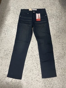 New Boys Levi's 514 Straight Stretch Blue Denim Jeans Size 18 Regular 29x31 NWT - Picture 1 of 7
