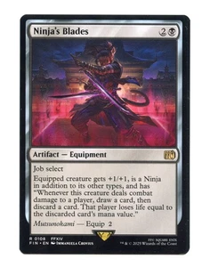 Ninja's Blades R 0108 Regular Final Fantasy MTG Card NM - Picture 1 of 2