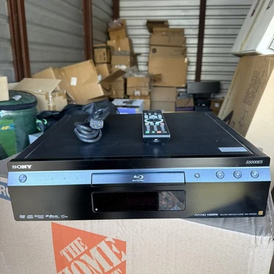 Reproductor de discos Blu-ray Sony BDP-S5000ES Full HD 1080P, AVCHD, con control remoto y cable Foto 1 de 3