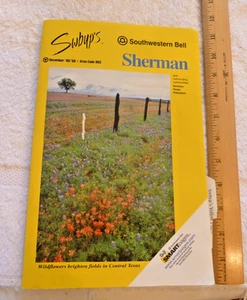 Southwestern Bell Yellow Pages Sherman TX Dec '98/'99 Dennison, Howe, Pottsboro - Picture 1 of 8