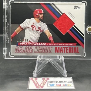 2024 Topps Series One - KYLE SCHWARBER MAJOR LEAGUE MATERIAL RELIQUIA /199 #MLM-KS - Imagen 1 de 3