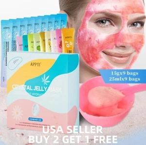 Crystal Jelly Mask Powder SPA Whitening Peel Off Rubber Facial Jellymask - Picture 1 of 16