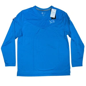Nike Detroit Lions Coaches Dri-Fit Shirt Team Issued PE, Size Lrg NWT DO0474-484 - Picture 1 of 6