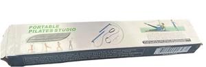 Portable Pilates Bar Kit with Resistance Band Yoga Pilates Stick Exercise Toning - Picture 1 of 7