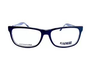 New Fatheadz Black Rectangular Frame Eyeglasses FH-00192 THE GRIND 59 17 150 - Picture 1 of 8