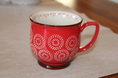 Becher, Tasse, Haferl a. Stoneware "Merry", Durchm. 9,5 cm, H 9 cm - Bild 1 von 3