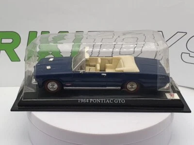 Pontiac GTO Cabrio (1964) Edicola 1/43 Blu - Immagine 1 di 2