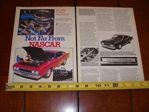 TORINO TALLADEGA 1969 ARTICOLO ORIGINALE 1988 - Foto 1 di 2