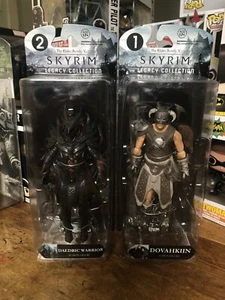Nuevo Lote De 2 Retirados 2015 Funko Skyrim Legacy Collection Daedric Dovahkiin Raro - Imagen 1 de 6