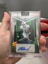 JAYDEN REED 2023 WILD CARD ALUMINATION AUTO SILVER RAINBOW BOARD #'D /75 PACKERS