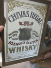 Vintage Werbespiegel Chivas Regal Scotch Whisky Whiskey 32x22,5 cm