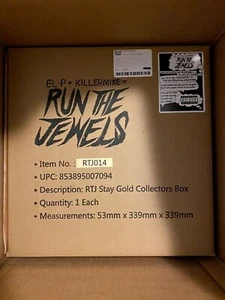Run The Jewels RTJ Record Store Day RSD Stay Gold Collectors Box Unopened - Picture 1 of 1