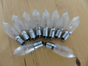 10x Glühlampen 14V 3W E10  NEU!! Glühbirnen für Lichterbogen Schwibbogen   - Bild 1 von 1