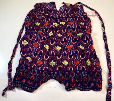 XHILARATION MAMELUCO MUJER MEDIANO SIN MANGAS SIN CINTURA MULTICOLOR ¡NUEVO CON ETIQUETAS!! Foto 1 de 4