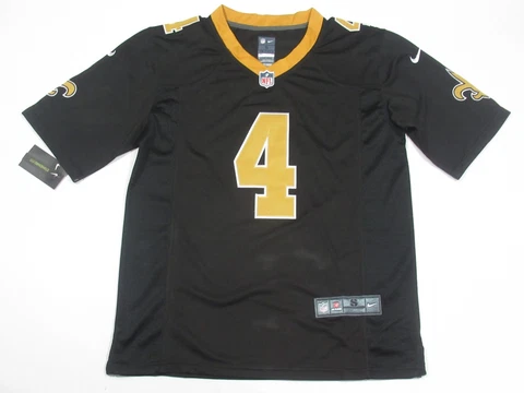 NWT Derek Carr #4 New Orleans Saints onField Men's Jersey Black Cover