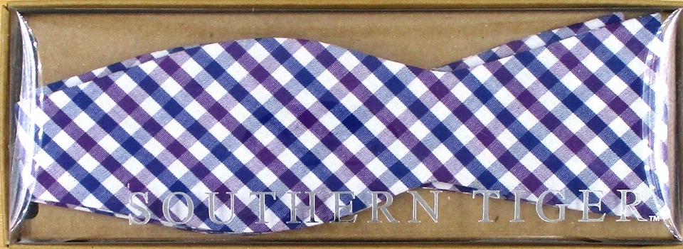 PAJARITA SOUTHERN TIGER PREPPY púrpura/azul marino nueva Foto 1 de 1