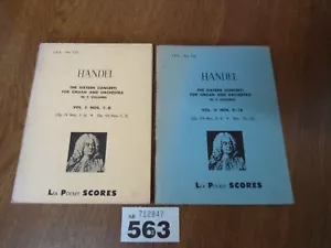 HANDEL COMPLETE - The 16 Concerti for Organ & Orchestra - Lea Pocket Scores - Picture 1 of 23