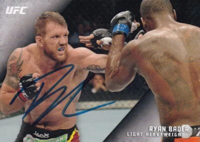 Ryan Bader Signed 2015 Topps UFC Knockout Card 5 Autograph 174 192 144 119 TUF 8 - Image 1 of 4