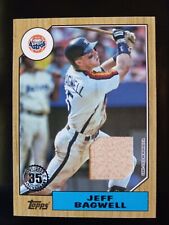 2022 Topps Series 1 Jeff Bagwell 1987 GAME USED Relic Houston Astros