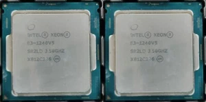 2x Processeur CPU Intel Xeon E3-1240 v5 SR2LD Quad-Core 3,5 GHz LGA1151 - Photo 1/1