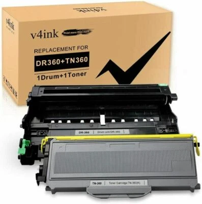 v4ink DR360 Drum + TN360 Toner Set For Brother MFC-7340 7840W HL-2140 2170W - Image 1 of 4