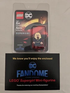 Lego Supergirl Minifigure - DC Fandome - SDCC 2020 Exclusive - Picture 1 of 2