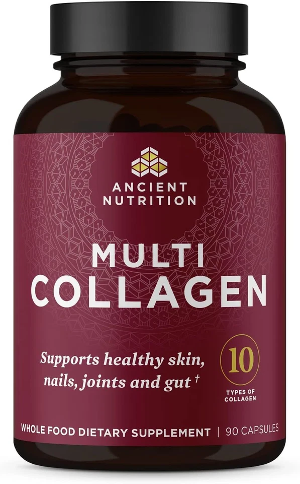 Dr. Axe ATN-00621 Multi-Collagen Protein Capsules - 90 Count
